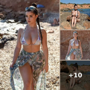 Demi Rose’s beach day takes an unexpected turn as her stunning ʙικιɴι struggles to keep up with those mesmerizing curves!