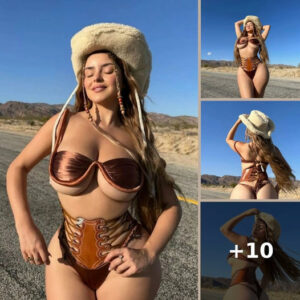 Yeehaw! Demi Rose rocks the cowboy look and sets the internet on fire as she’s crowned ‘Most Beautiful Woman in the Universe’.