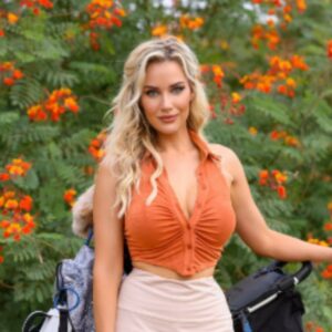 Paige Spiranac explains term ‘outrage’ after calling out fans for comments on controversial ‘booty cleavage’ picture: ‘It’s quite tame’