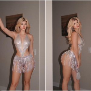 Gabi Champ is so stunning in bling bling suit Gabi Champ is so stunning in bling bling suit