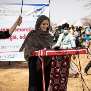 Angelina Jolie continues to shine a light on the critical needs of refugees in Burkina Faso, using her voice for the vulnerable. Angelina Jolie continues to shine a light on the critical needs of refugees in Burkina Faso, using her voice for the vulnerable.