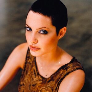 Breaking boundaries with grace. Angelina Jolie stuns in her fearless new shaved head look, exuding strength and empowerment. Breaking boundaries with grace. Angelina Jolie stuns in her fearless new shaved head look, exuding strength and empowerment.