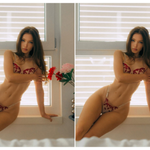 Fall in love with Miss Bo! She shines in a gorgeous tiny ʙικιɴι, captivating seductive moments on the balcony. Fall in love with Miss Bo! She shines in a gorgeous tiny ʙικιɴι, captivating seductive moments on the balcony.