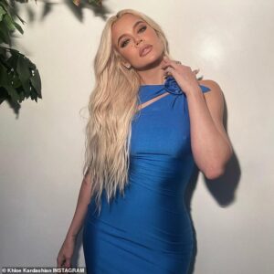 Khloe Kardashian shines in royal blue at Kourtney’s Disneythemed baby shower, stealing the spotlight while cuddling her adorable son Tatum. Khloe Kardashian shines in royal blue at Kourtney’s Disneythemed baby shower, stealing the spotlight while cuddling her adorable son Tatum.