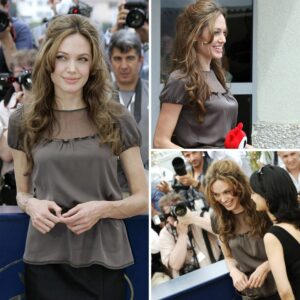 Angelina Jolie stunned at the Cannes premiere of ‘A Strong Soul’, exuding pure elegance and grace as she walked the red carpet. Angelina Jolie stunned at the Cannes premiere of ‘A Strong Soul’, exuding pure elegance and grace as she walked the red carpet.