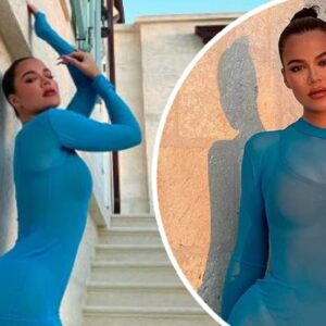 Radiant and carefree, KhloeKardashian shines in a mesmerizing blue dress as she enjoys her tropical escape to Turks and Caicos. Radiant and carefree, KhloeKardashian shines in a mesmerizing blue dress as she enjoys her tropical escape to Turks and Caicos.