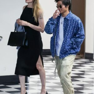 Angelina Jolie enjoys dinner date with son Pax, 20, at West Hollywood restaurant Angelina Jolie enjoys dinner date with son Pax, 20, at West Hollywood restaurant