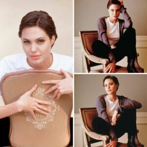 Transport yourself to the enchanting past with timeless elegance! Angelina Jolie radiates beauty in these captivating 1997 pH๏τos by Amy Etra. Transport yourself to the enchanting past with timeless elegance! Angelina Jolie radiates beauty in these captivating 1997 pH๏τos by Amy Etra.