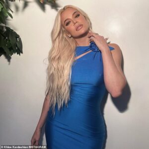 Radiant in royal blue! Khloe steals the show at Kourtney’s Disneythemed baby shower, cozying up to her precious son Tatum. Radiant in royal blue! Khloe steals the show at Kourtney’s Disneythemed baby shower, cozying up to her precious son Tatum.