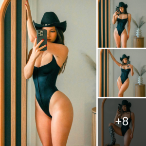 Miss Bo takes on the persona of a fashionable cowgirl Miss Bo takes on the persona of a fashionable cowgirl