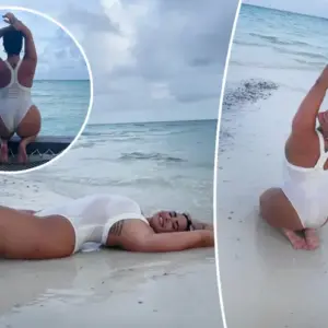 Demi Lovato poses in sheer white swimsuit on birthday trip